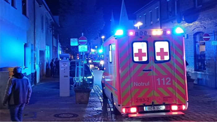 Küchenbrand in der Leonberger Altstadt: Feuer während der Langen Kunstnacht