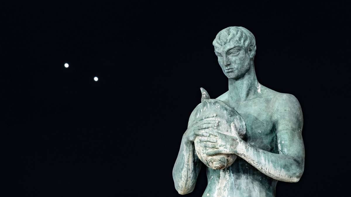 Schauspiel am Nachthimmel: Jupiter und Venus in enger Eintracht am Himmel
