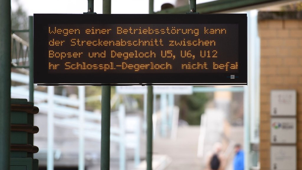 Stadtbahn in Stuttgart: Strecke ist wieder frei