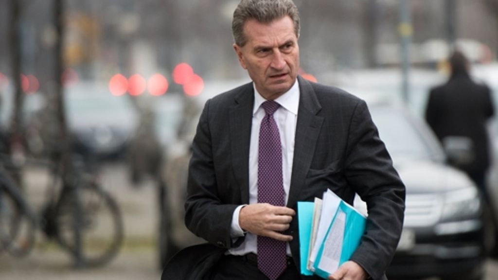 Zoff  hinter den EU-Kulissen: Maulkorb für  Oettinger?