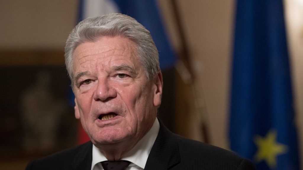Frankreich: Gauck im höchsten Tempel der französischen Sprache