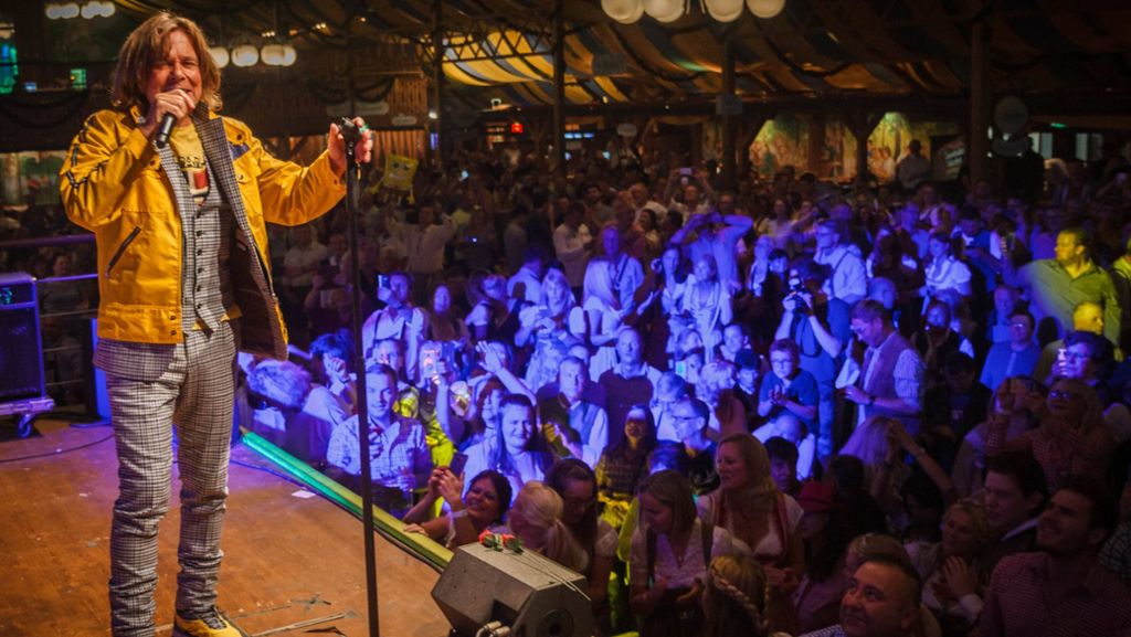 Jürgen Drews beim Cannstatter Volksfest: Der „König von Mallorca“ rockt den Wasen