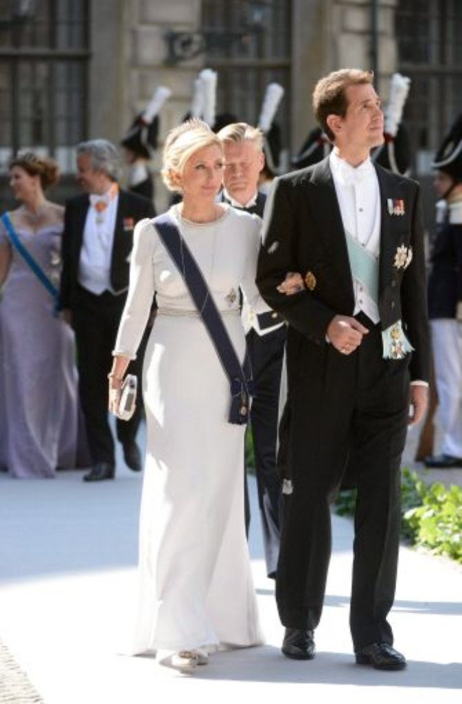 Die Kronprinzessin Marie-Chantal und der Kronprinz Pavlos von Griechenland.