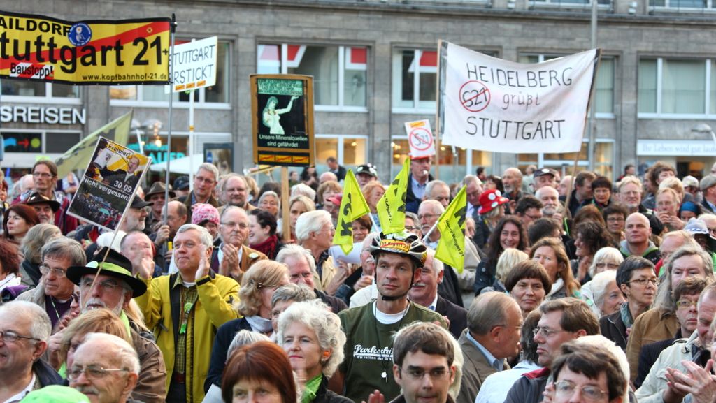 Montagsdemo gegen Stuttgart 21: Kritik am Ulmer OB Ivo Gönner