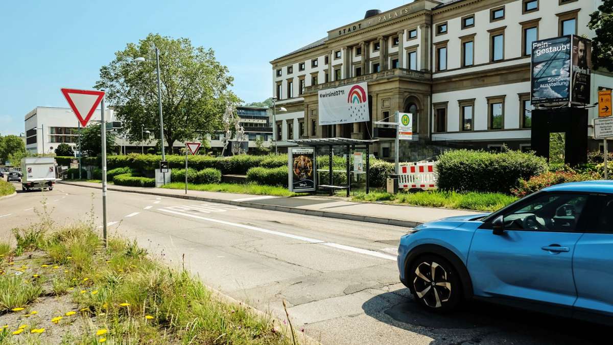 Umbau an der Stuttgarter Kulturmeile: Neue Freitreppe vor Palais  entsteht bis  2023