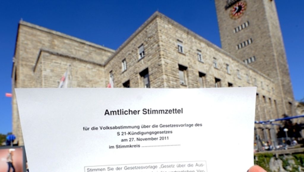 Stuttgart 21: Referendum wirkt befriedend