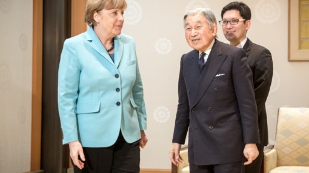 Merkel in Japan: Kanzlerin wirbt für Atomausstieg