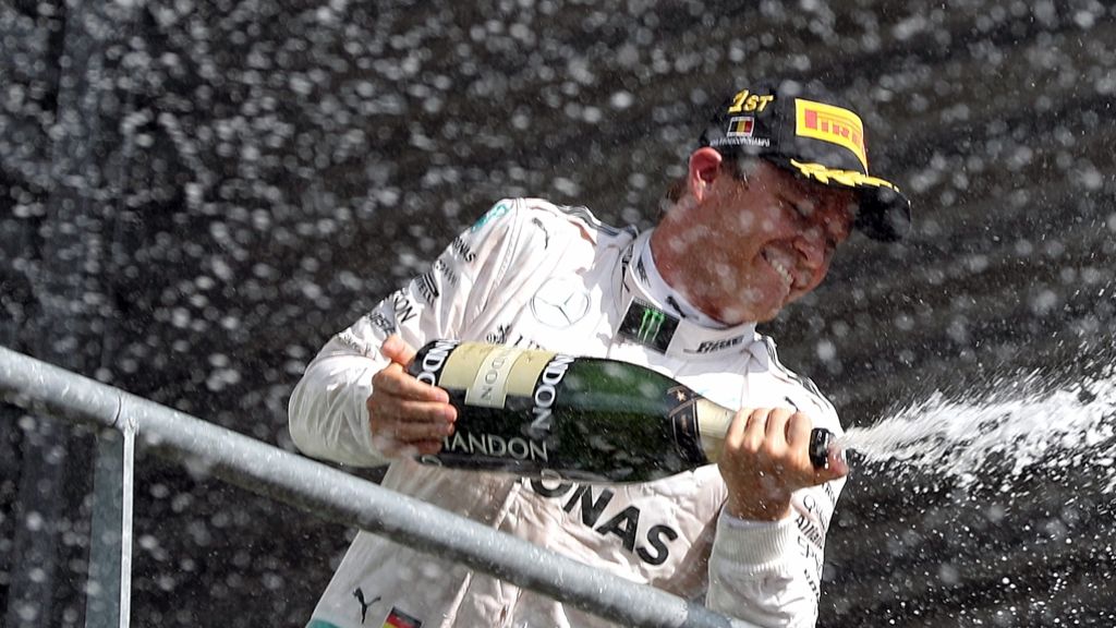 Formel 1 GP von Spa: Rosberg gewinnt, Hamilton rast auf Platz 3