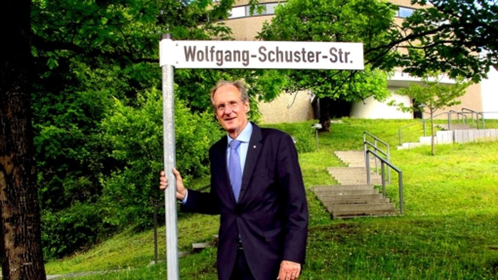 Wolfgang Schuster: Eine Straße trägt den Namen des Ex-Rathauschefs