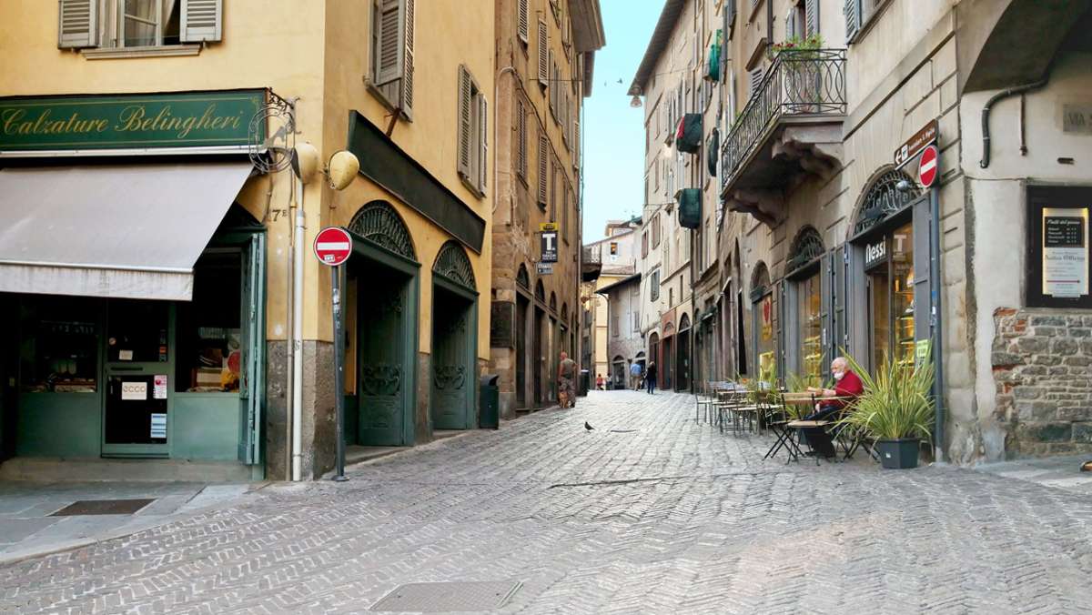 Corona-Zentrum Bergamo: Die ausgestorbene Stadt
