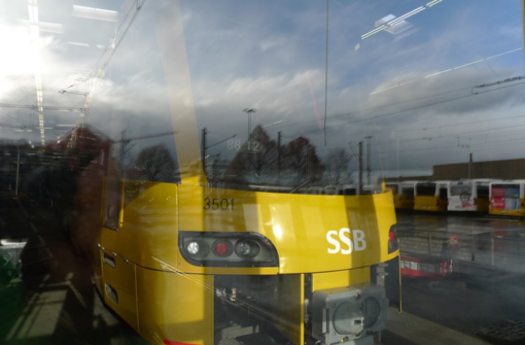 Die neue Stadtbahn in der SSB-Hauptwerkstatt