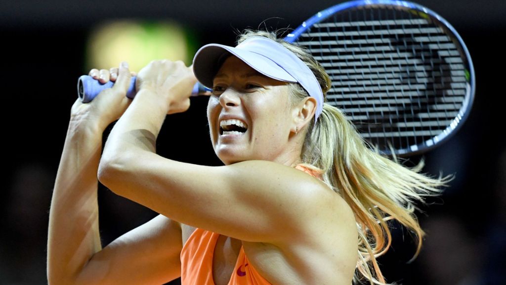 WTA-Turnier: Tennis-Star Scharapowa verzichtet auf Start in Stuttgart