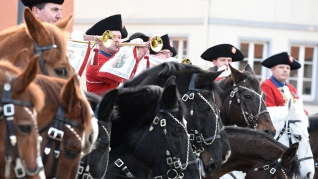 Pferdeparade in Ellwangen: Tausende Besucher beim Kalten Markt
