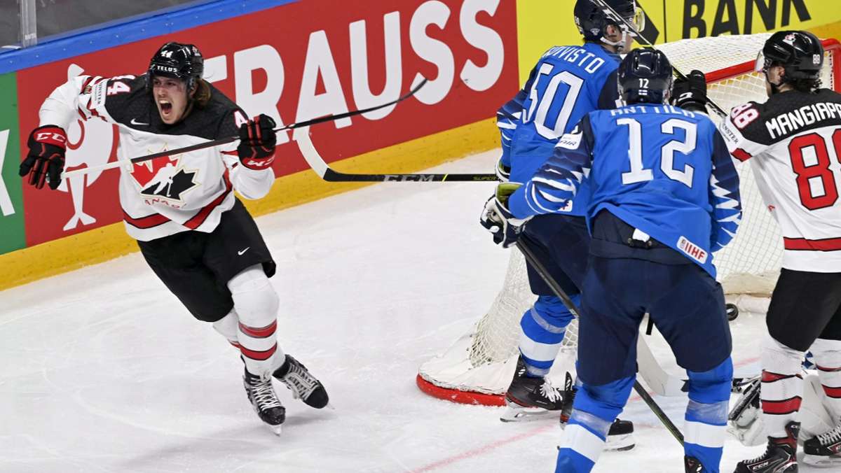 Eishockey-WM in Lettland: Triumph gegen Finnland – Kanada ist Eishockey-Weltmeister