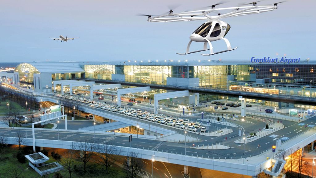 Daimler-Beteiligung Volocopter und Fraport: Mit dem Flugtaxi zum Flughafen