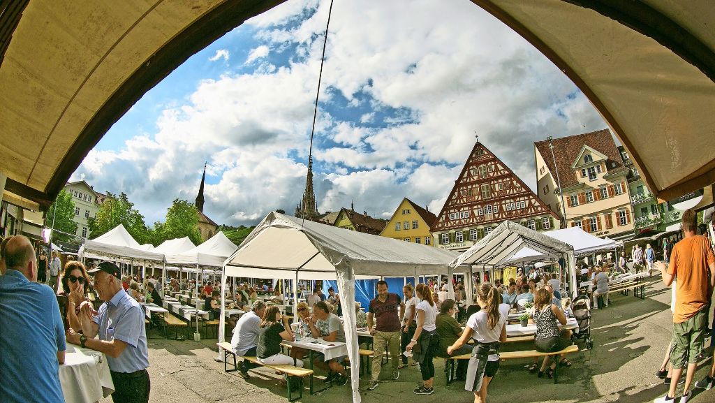 Zwiebelfest in Esslingen: Der Aufwand  für Wirte wird immer höher