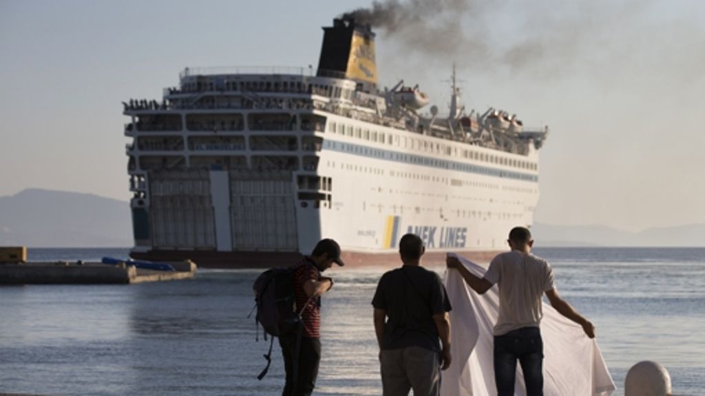 Flüchtlinge auf Kos: Fähre  bringt Syrer nach Thessaloniki