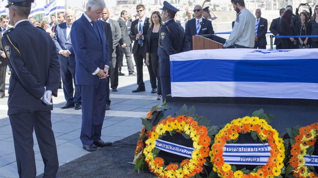 Begräbnis in Jerusalem: Auch Clinton erweist Peres die letzte Ehre