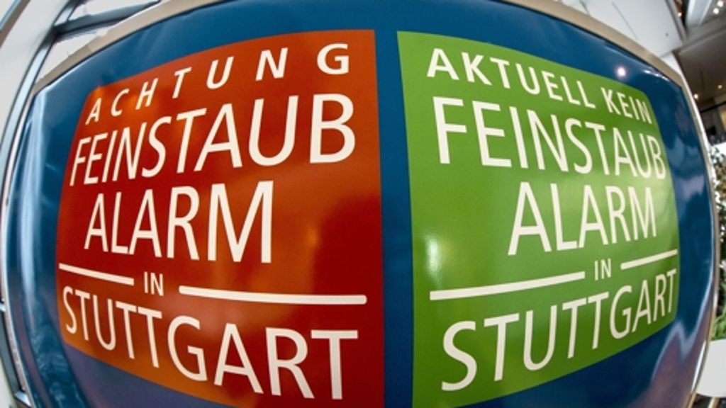 Umweltzone: Stuttgart löst  wieder Feinstaubalarm aus