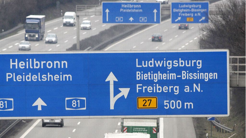 A 81 bei Ludwigsburg: Autobahn soll bis 2022 ausgebaut werden