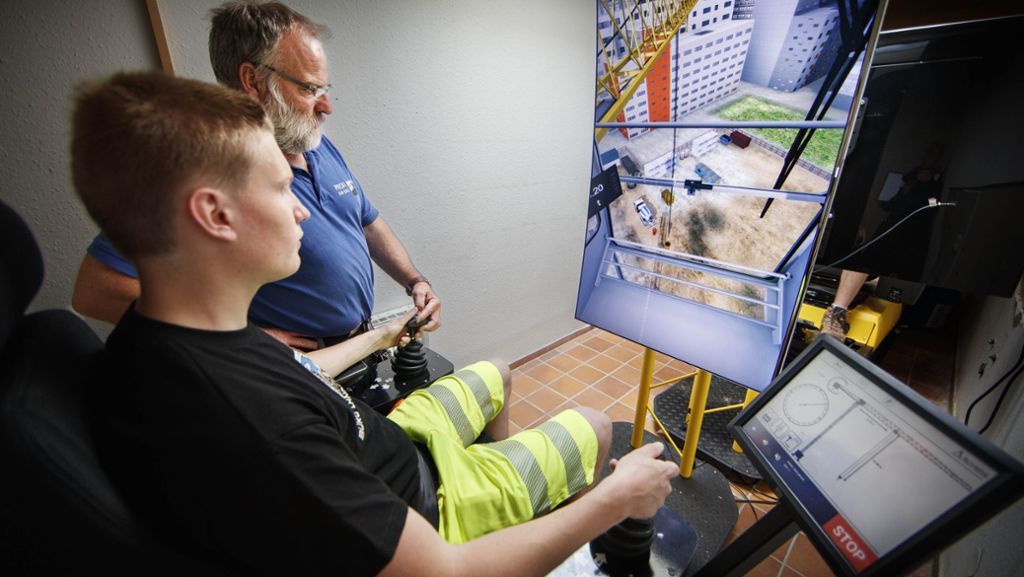 Neuer Simulator in Remshalden: Lernen mit dem Pixel-Bagger