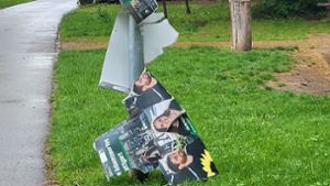 Angriffe im Wahlkampf in Baden-Württemberg: Anhänger von SPD und AfD beim Plakatieren attackiert