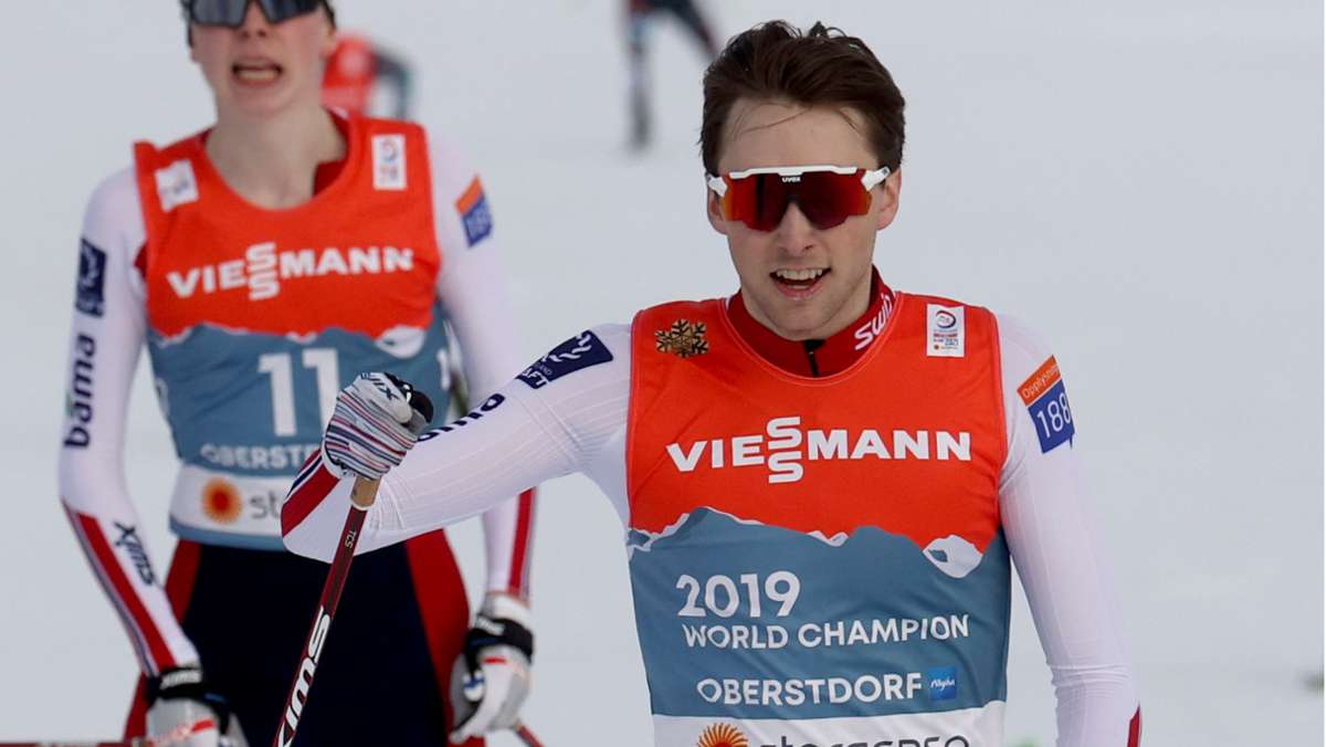 Nordische Ski-WM in Oberstdorf: Erstes Gold: Riiber macht seinen Job