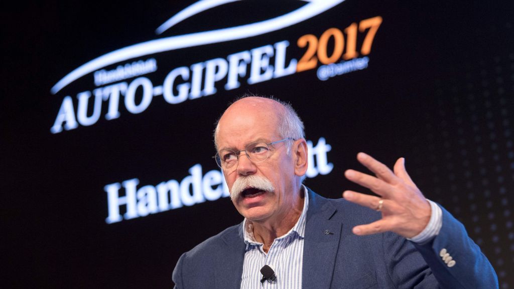 Daimler-Chef Dieter Zetsche: Kartellverdacht seit zwei Jahren bekannt