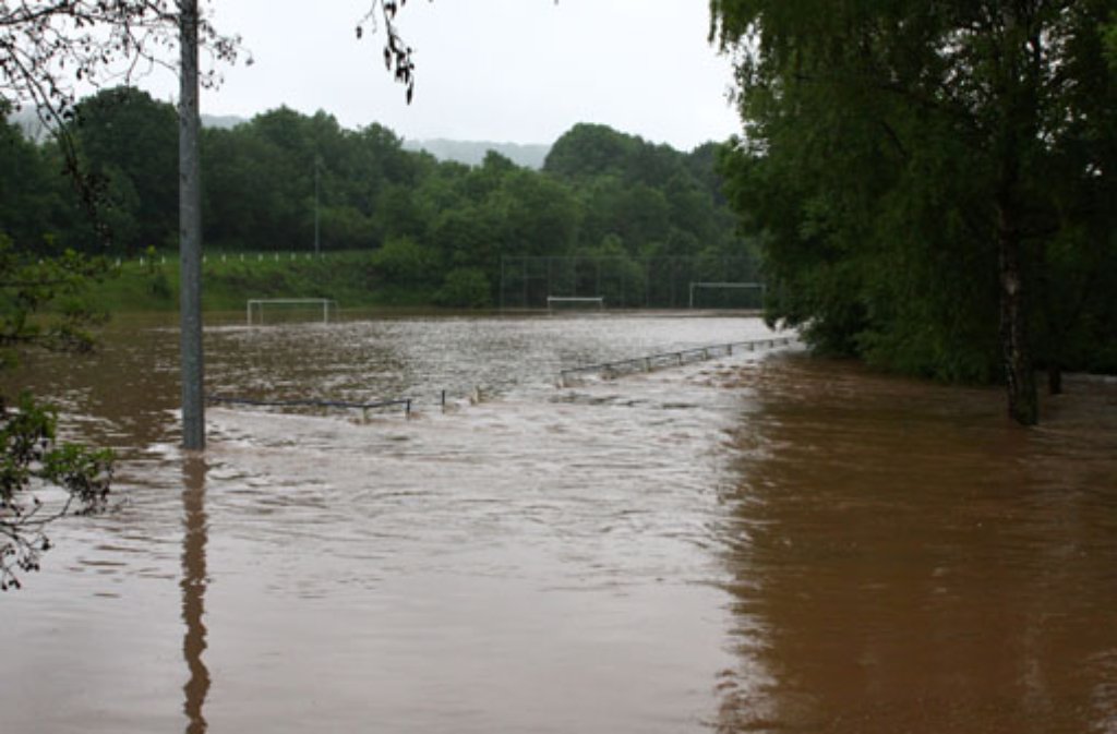 Auch der Landkreis Ludwigsburg wurde am Wochenende vom Hochwasser heimgesucht.