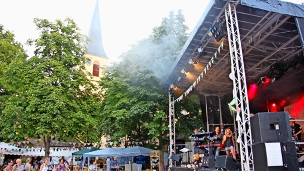 Stammheimer Kirchfest: Gelebte Ökumene  und Party auf dem  Kirchplatz