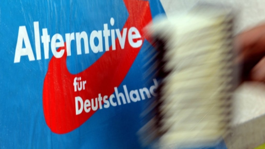 Stuttgart: Unbekannte beschmieren Häuser von AfD-Kandidaten