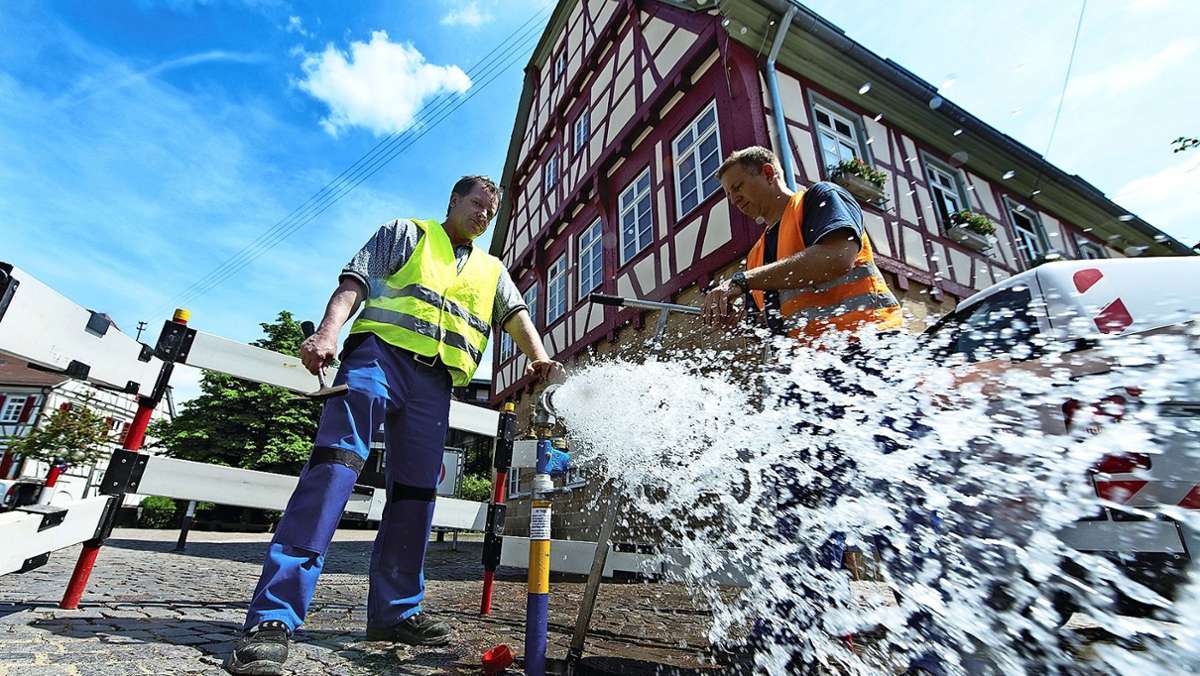 Wassernetz in Leinfelden-Echterdingen: Die kleinen Rohrbrüche bereiten Sorgen
