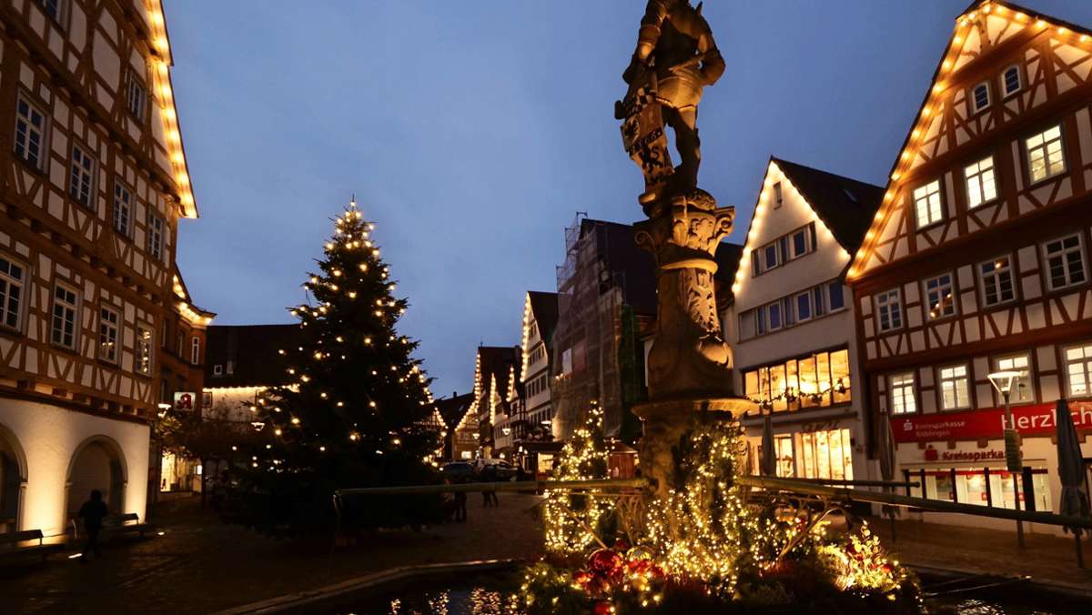 Kein Nikolausmarkt in Leonberg: Weihnachtszauber im Adventsdörfle