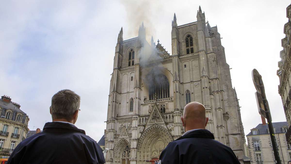 Kathedrale angezündet: Verdächtiger in Nantes gesteht Brandstiftung