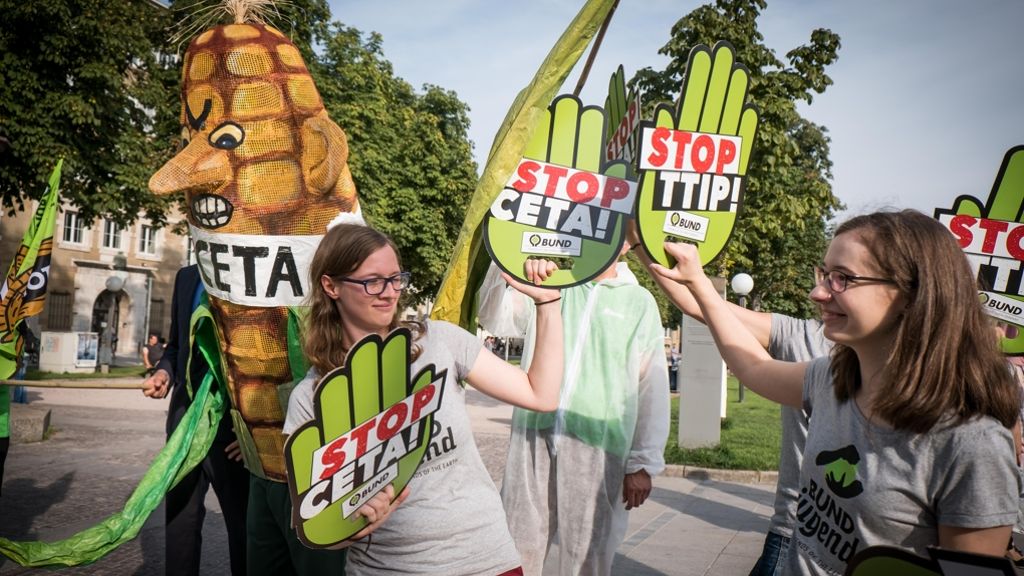 TTIP-Protestaktion in Stuttgart: Demo mit 30 000 Menschen erwartet
