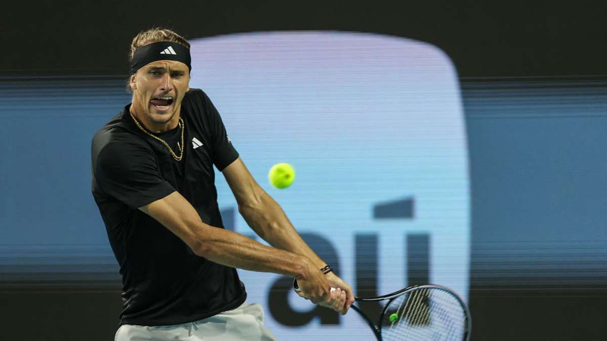 Tennisturnier in Miami: Alexander Zverev verpasst Finaleinzug