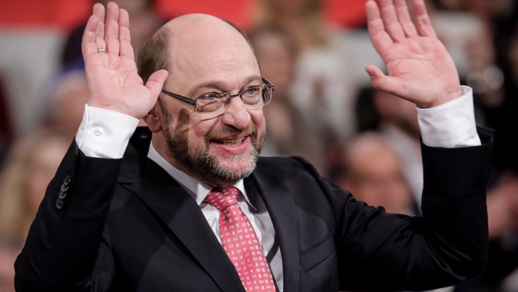 Nachfolger von Gabriel: SPD wählt Schulz mit 100 Prozent zum Parteichef