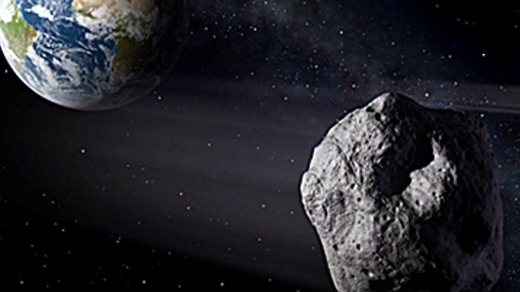 Kinderwissen: Ein Asteroid schaut vorbei
