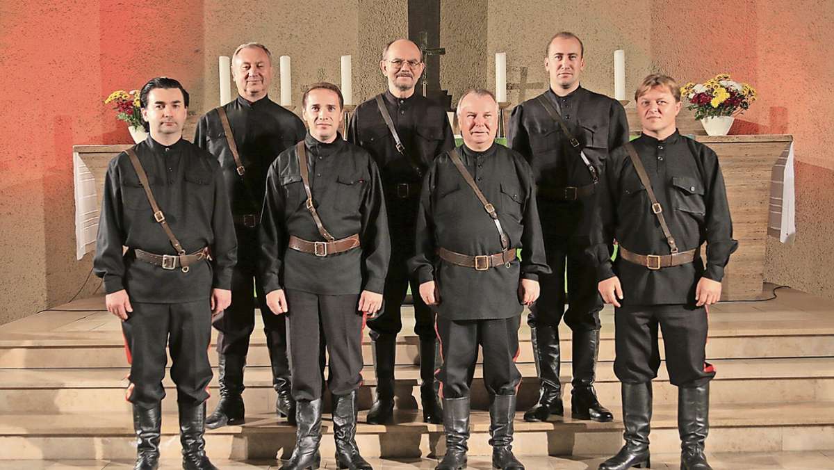 Konzerte in Böblingen und Calw: Kosaken-Chor streicht   russische Lieder aus dem Konzertprogramm