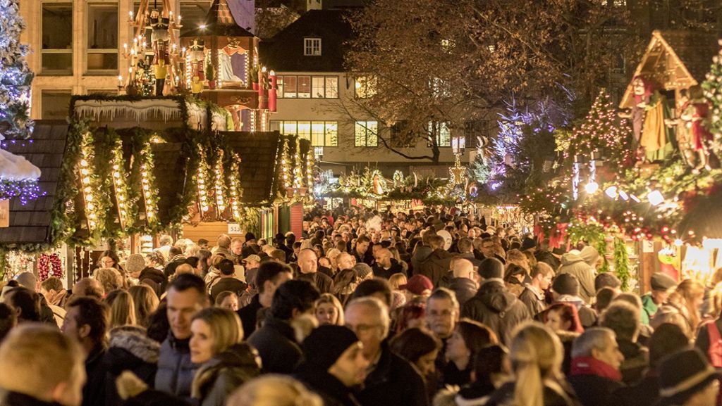 Stuttgart: So schön wird auf dem Weihnachtsmarkt gefeiert