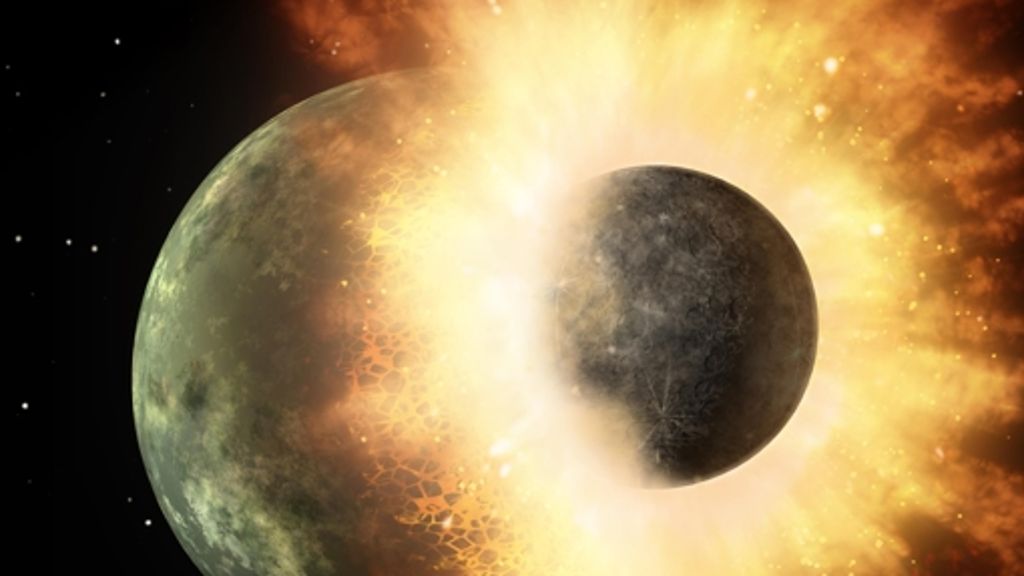 Astrophysik: Wie viel Erde steckt im Mond?