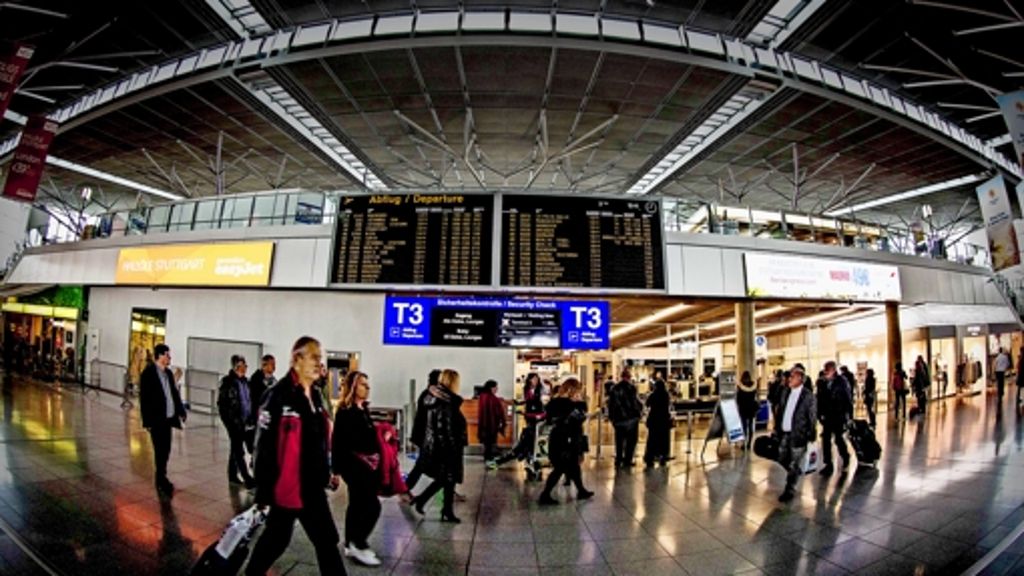 Flughafen Stuttgart: Nur zehn Minuten Warten an Kontrollstellen