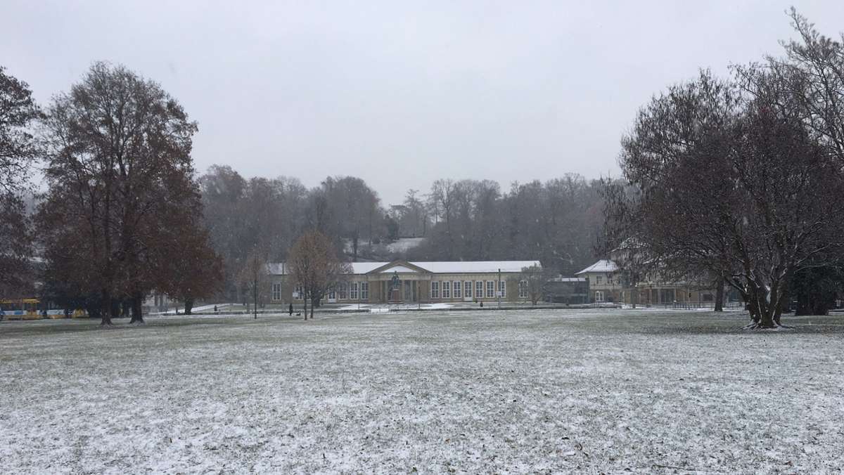 Winter in Bad Cannstatt: Der erste Schnee