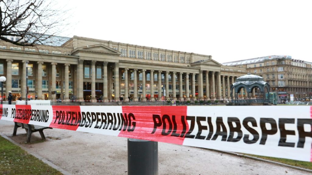 Bombenalarm in Stuttgart: Polizei räumt den Schlossplatz