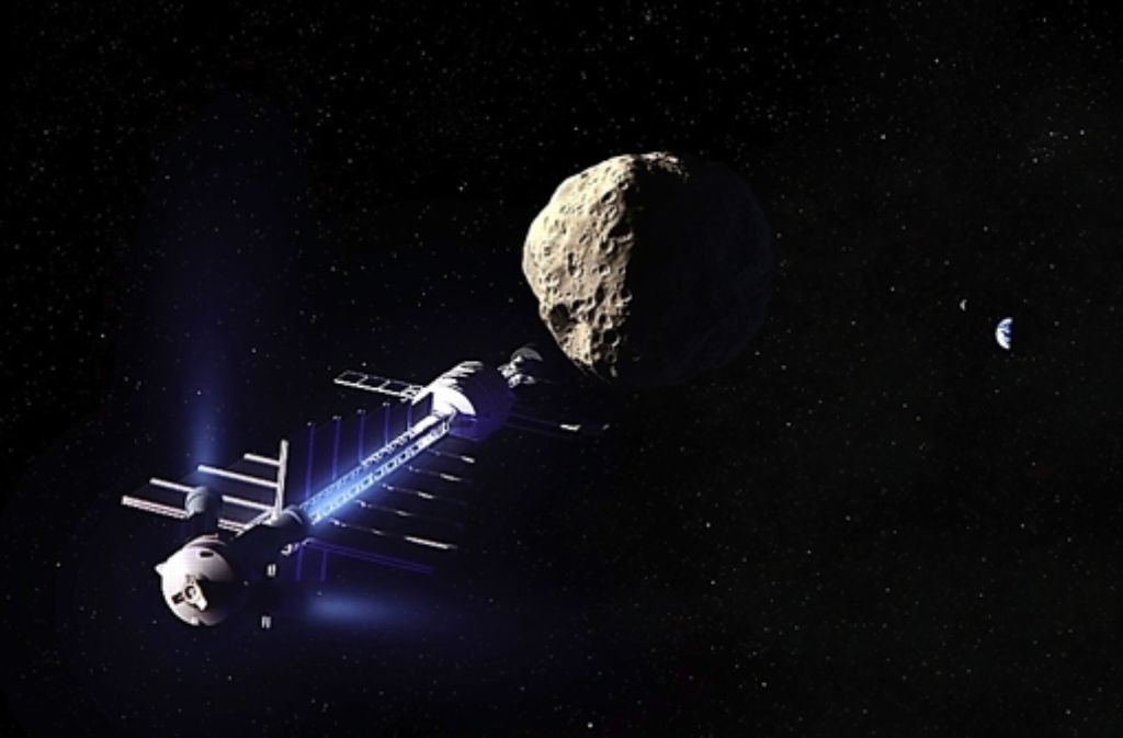 Im Wissenschaftsmagazin „Nature“ ist vor einigen Jahren eine Studie zur Abwehr von Asteroiden erschienen. Darin wird eine Mission beschrieben, in der ein großes Raumschiff durch seine Schwerkraft einen Asteroiden langsam, aber sicher auf eine andere Bahn lenkt.