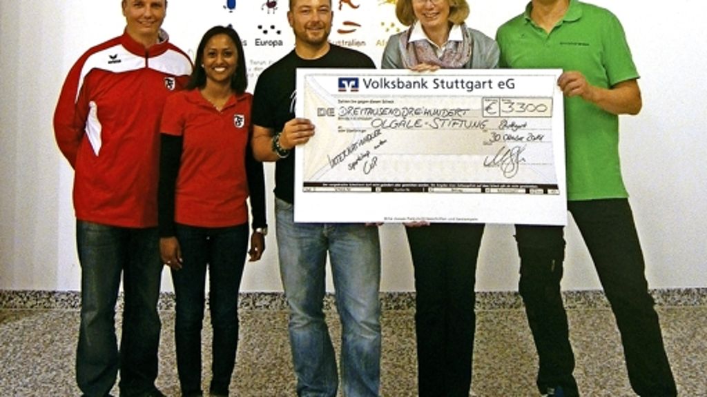 Spende in Feuerbach/Weilimdorf: 3300 Euro für Olgäle-Stiftung