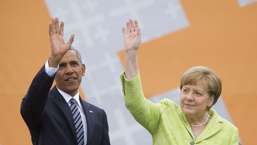 Der ehemalige US-Präsident beim Kirchentag: Obama, Merkel und das Gottvertrauen