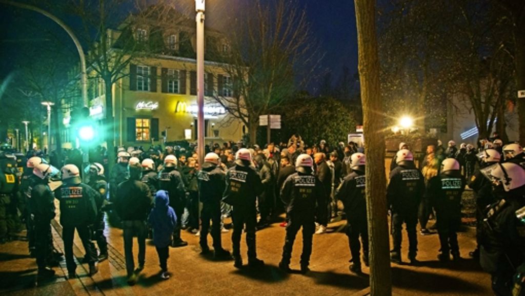 Ludwigsburg: Prügelei unter Polizeiaufsicht