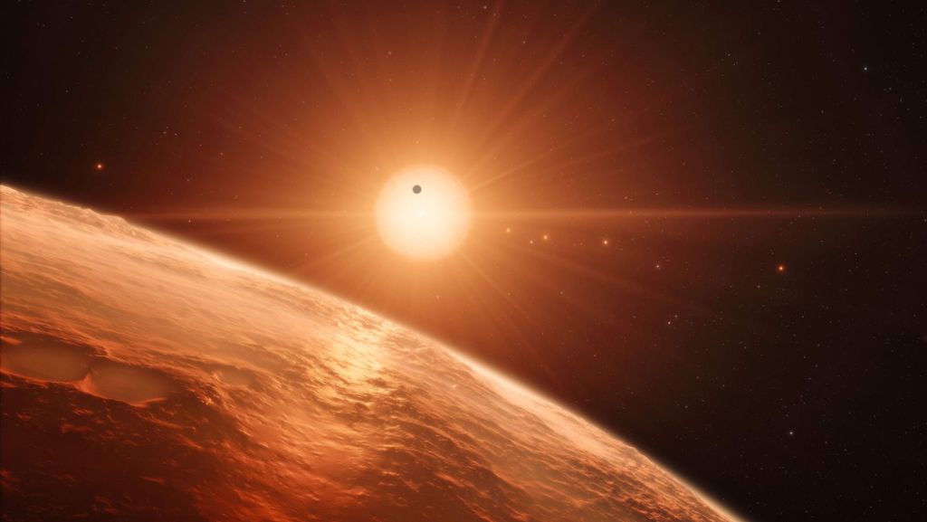 Weiteres Leben im Weltall?: Sieben erdähnliche Planeten beim Zwergstern Trappist-1 entdeckt