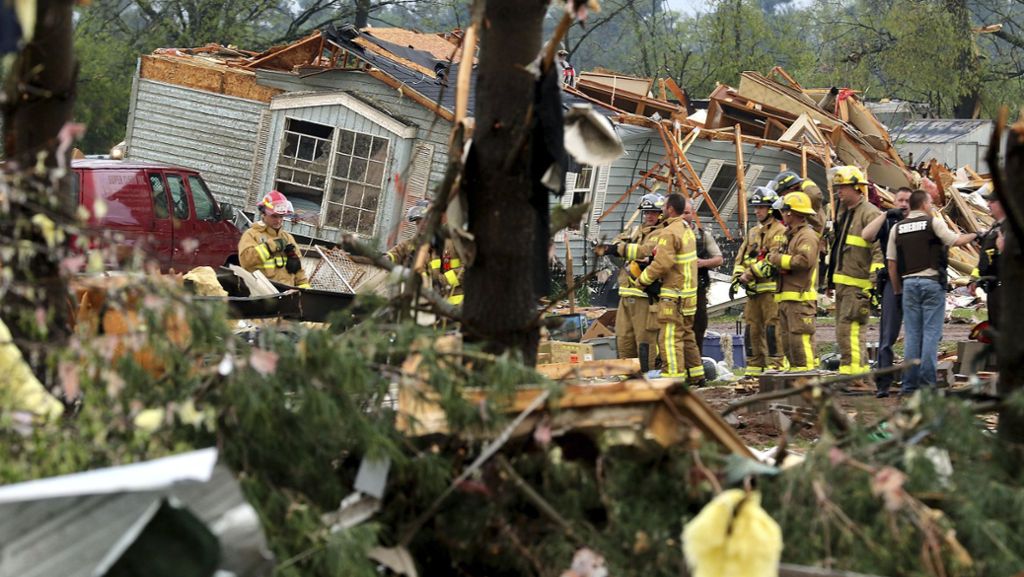 Tornado zerstört Wohnmobilpark in USA: Ein Toter und viele Verletzte